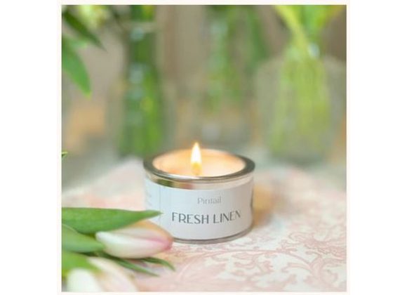 Fresh Linen Pintail Scented Candle