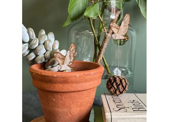 Barn owl Plant Pot Companions by Lily Faith