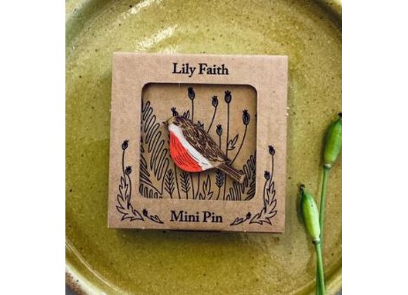 Robin Mini Pin by lily Faith