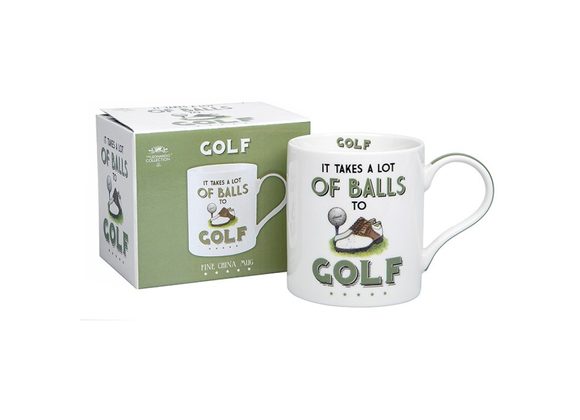 Cheeky Golf Balls Mug by Leonardo