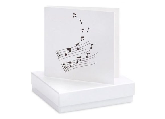 Boxed Music Card & Earrings Card by Crumble & Core