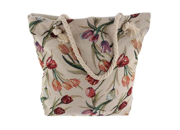 Tulips tapestry Tote Bag by Equilibrium