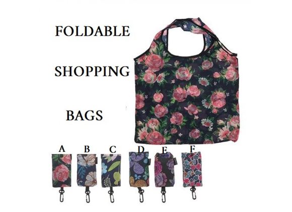 Foldable Shopping Bags - Floral