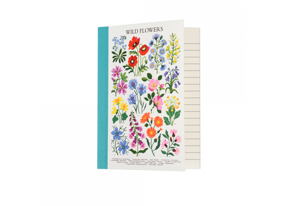 Wild Flowers A6 Notebook 