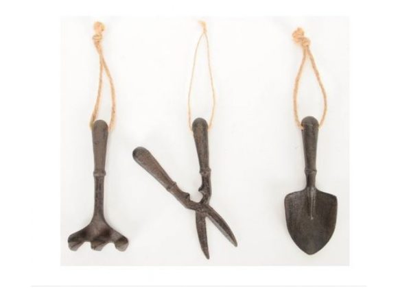 Set of Three Garden Tool Hanging Decorations - In-store ONLY