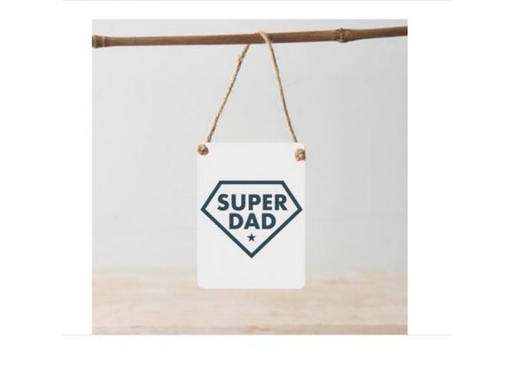 Super Dad Mini Metal Sign