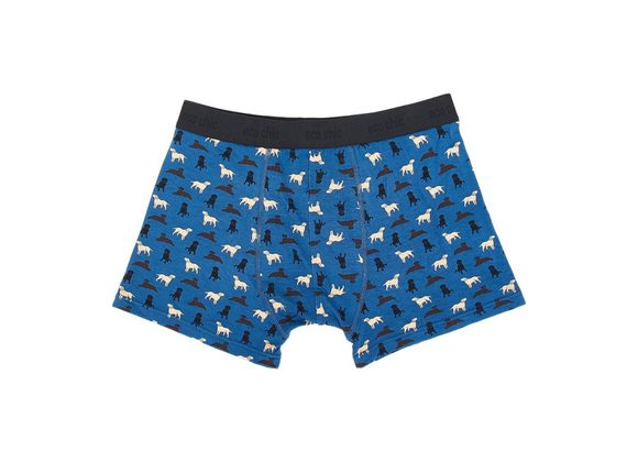 Blue Labrador Men's Bamboo Boxers - Large 36