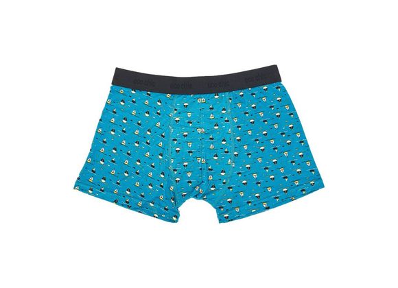 Teal Yachts Men's Bamboo Boxers - Medium 32