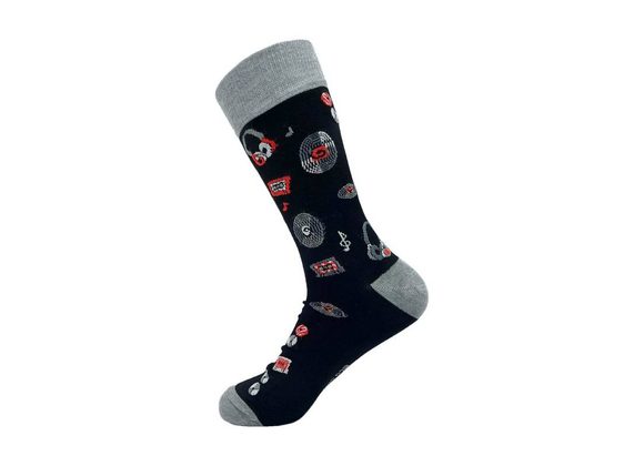 Black Music Bamboo Socks 6-11 