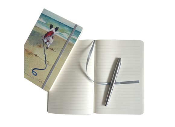 A5 Lined Notebook by The Little Dog Laughed - Jack Russell