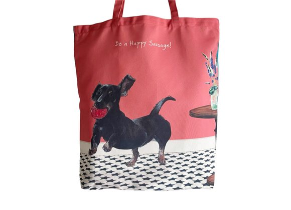 Dachshund Tote Bag by The Little Dog Laughed