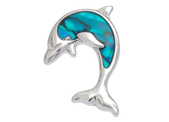 Dolphin Pin Badge by Tide Jewellery