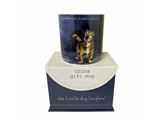 Terrier Dog Mug (Love and Devotion) by The Little Dog Laughed 