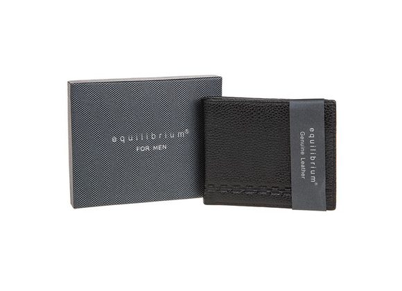 Embossed Leather Wallet by Equilibrium