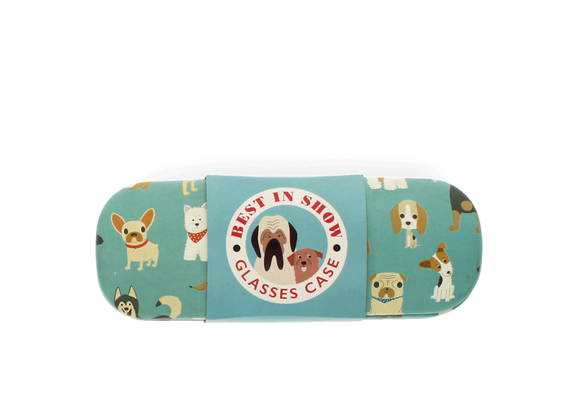 Best In Show Dogs Glasses Case with cleaning cloth  