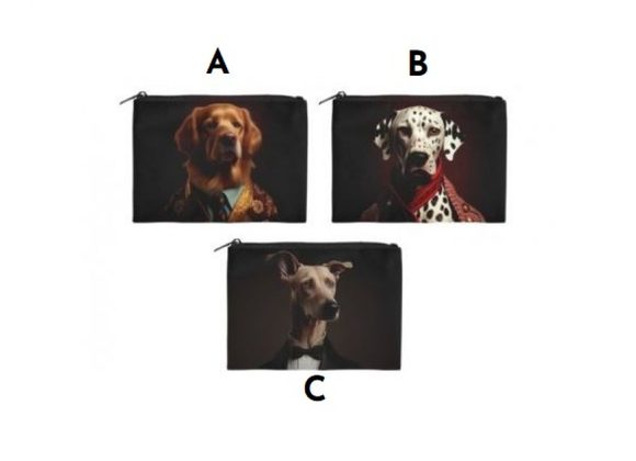 Cynocephaly Dogs Make Up Bag - 3 Designs