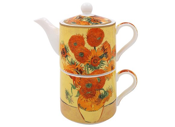 Tea For One - Van Gogh Sunflowers design