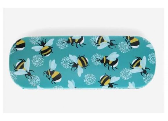 Bumblebee Glasses Case with cleaning cloth  