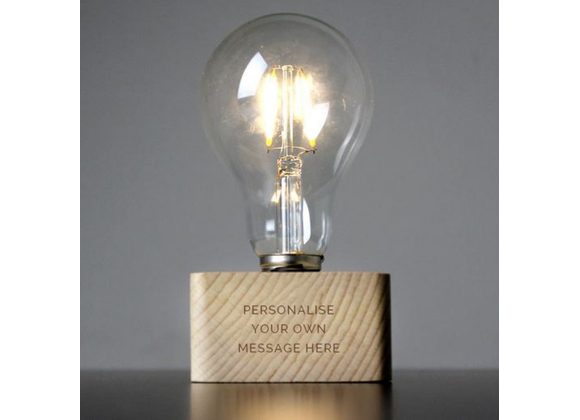 Personalised Message LED Bulb Table Lamp