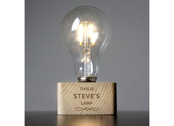 Personalised Decorative Message LED Bulb Table Lamp