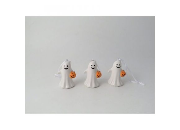 Ghost and Pumpkin hanging Decoration