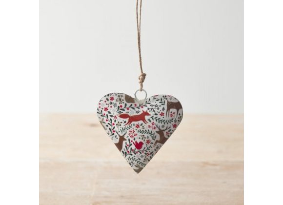 Woodland Hanging Heart Decoration