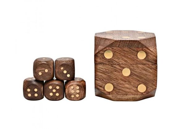 Wood Dice Set