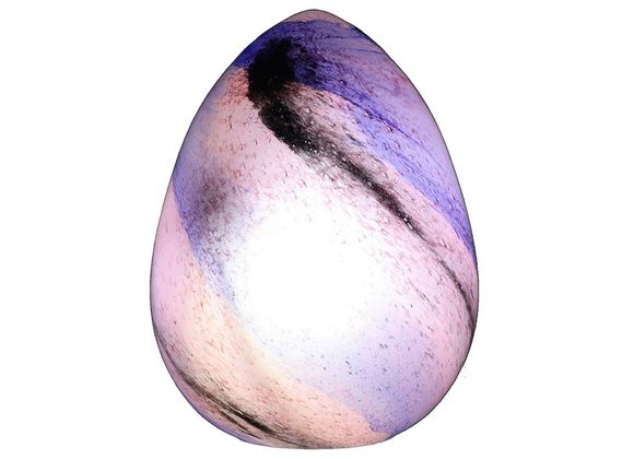 Cosmos Purple Egg Shape Lamp 24cmcm