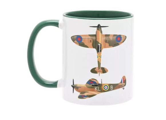 Spitfire - RAF Printed Mug 