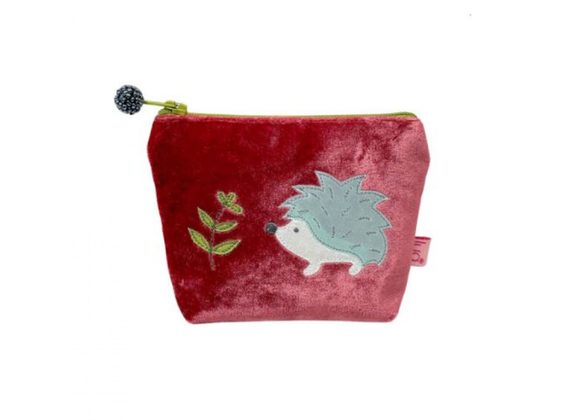 Hedgehog Mini Purse - Earth Red