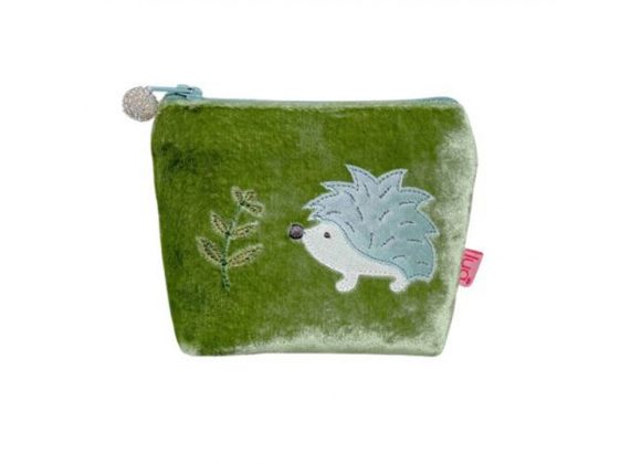 Hedgehog Mini Purse - Olive