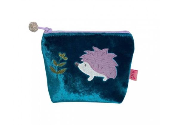 Hedgehog Mini Purse - Dark Turquoise