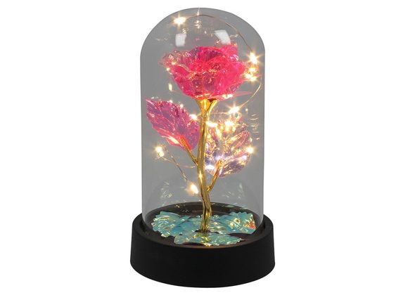 Pink Radiant Rose LED Dome