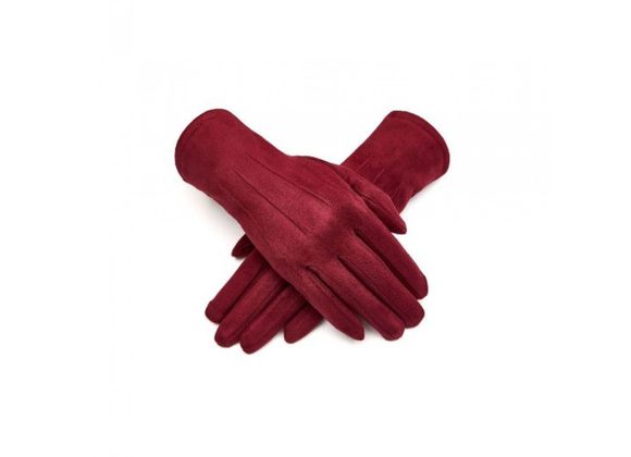 Dark Red Gloves