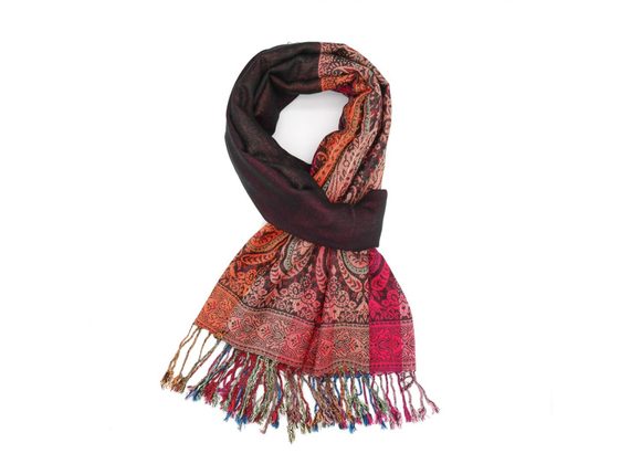 Fine Pashmina Scarf - Black