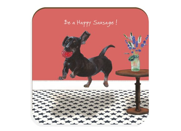 Dachshund Dog Coaster by The Little Dog Laughed