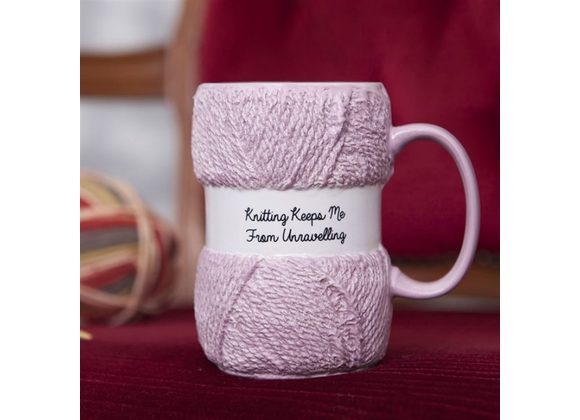 Knitting Mug - Unravelling