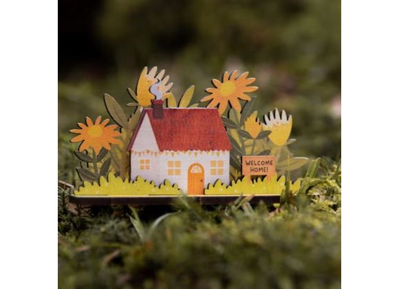 Wooden Pop Out New Home Card by Dapple & Dot