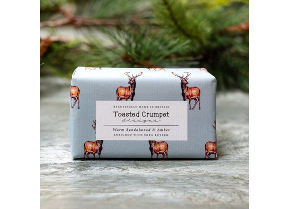 Warm Sandalwood & Amber Soap by Toasted Crumpet