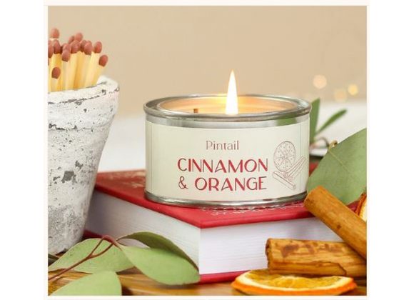 Cinnamon & Orange Pintail Scented Candle