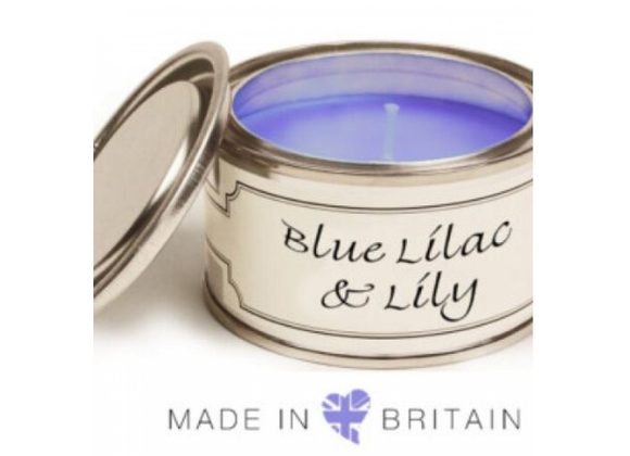 Blue Lilac & Lily Pintail Scented Candle