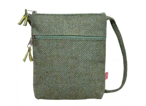 Fern Herringbone Small Cross Body Bag