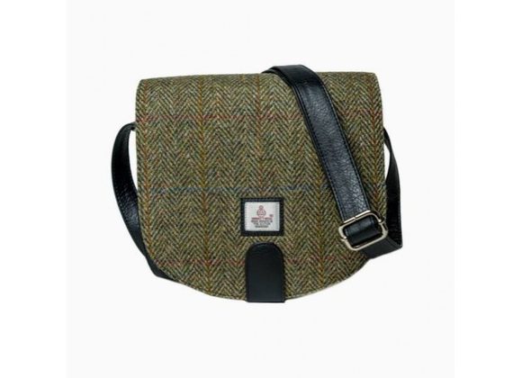 Harris Tweed Crossbody Bag by Maccessori - Country Green