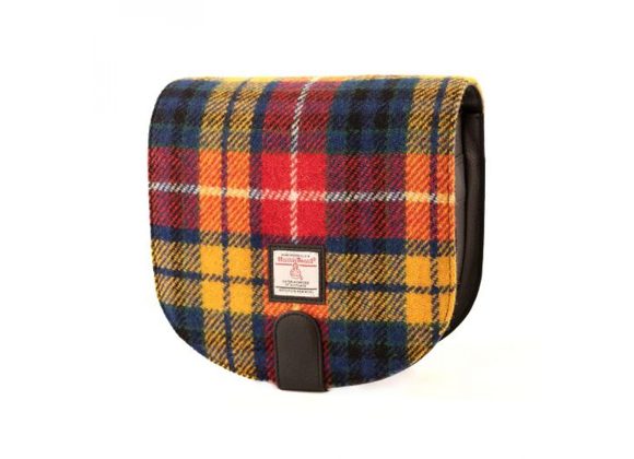 Harris Tweed Crossbody Bag by Maccessori - Saffron Check