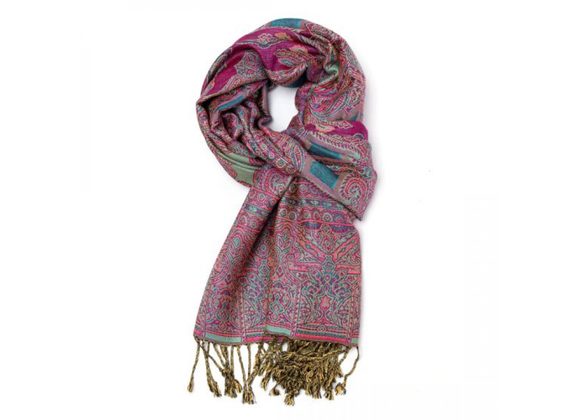 Fine Pashmina Scarf - Pink