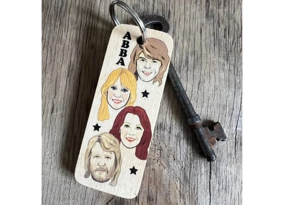 ABBA Keyring by Wotmalike