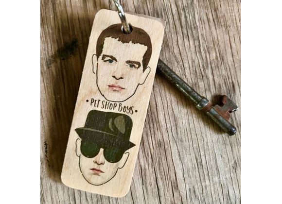 Pet Shop Boys Keyring by Wotmalike