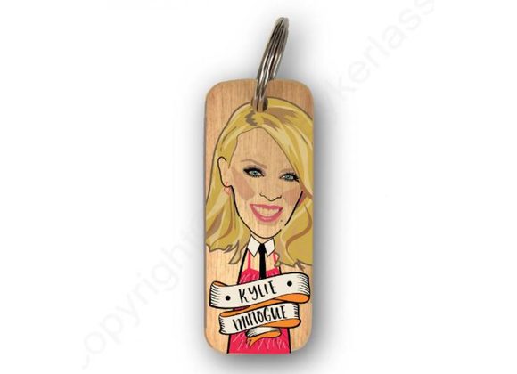 Kylie Minogue Keyring by Wotmalike