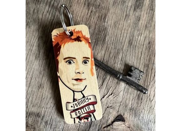 Johnny Rotten Keyring by Wotmalike