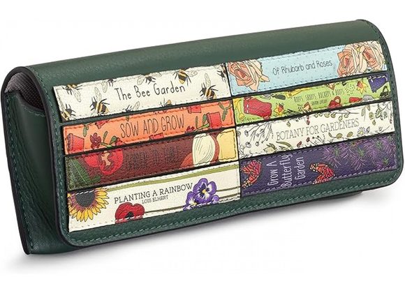 Green Fingers Bookworm Leather Glasses Case by YOSHI